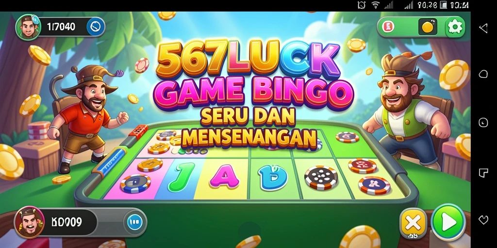 Tampilan gameplay 567LUCK yang seru dan interaktif.