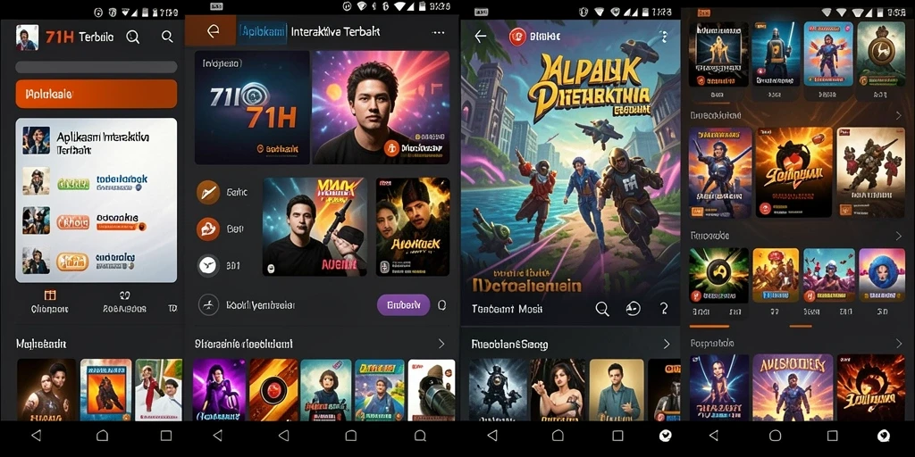 Screenshot gameplay 71H menunjukkan permainan musik interaktif yang seru.