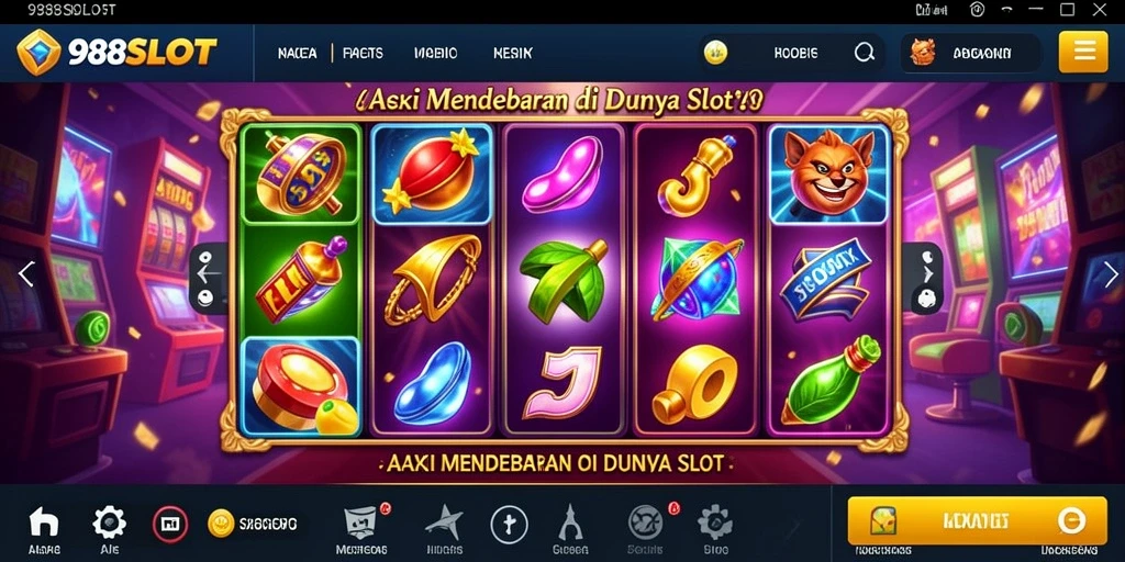 Gameplay mendebarkan di 988SLOT dengan berbagai tema slot.