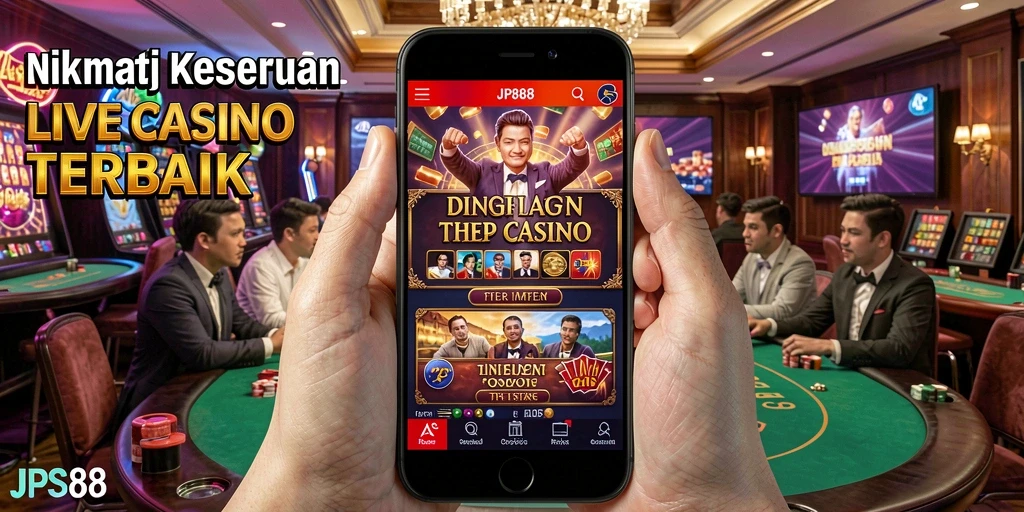 Tampilan gameplay Live Casino yang menarik di JPS88.