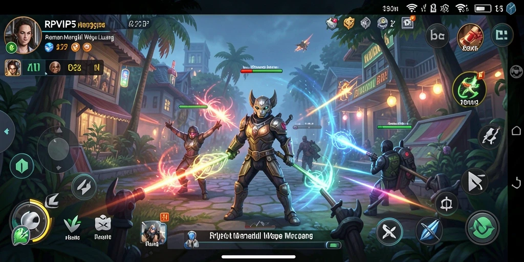Screenshot gameplay RPVIP5 yang menunjukkan aksi seru dan grafis menarik.