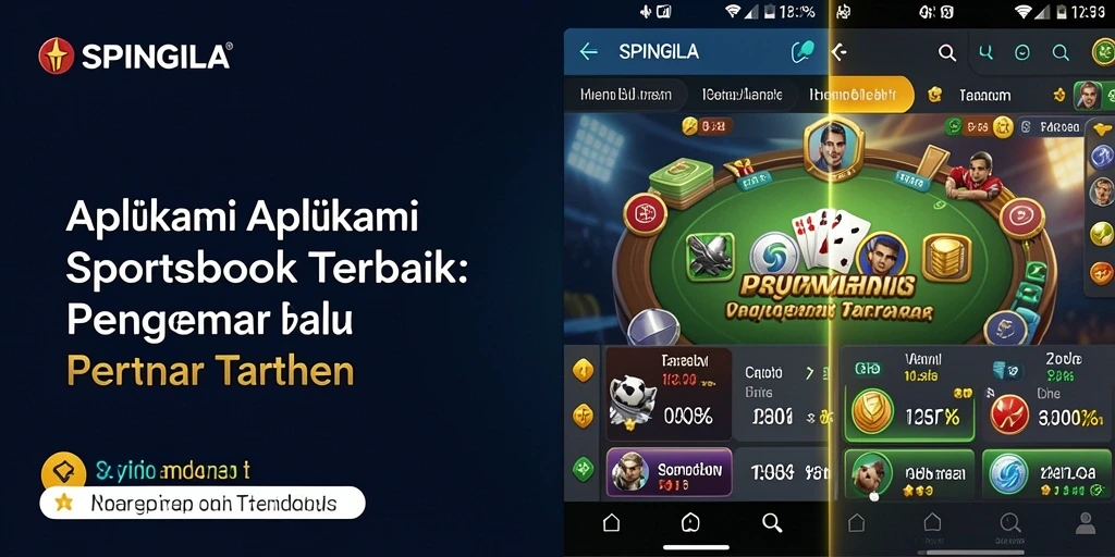 Tampilan gameplay SPINGILA menampilkan berbagai opsi taruhan olahraga yang menarik.